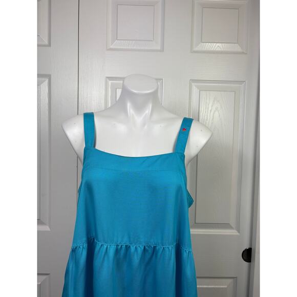 The Drop Britt Tiered Women's Blue Dress Size Large - Picture 2 of 9